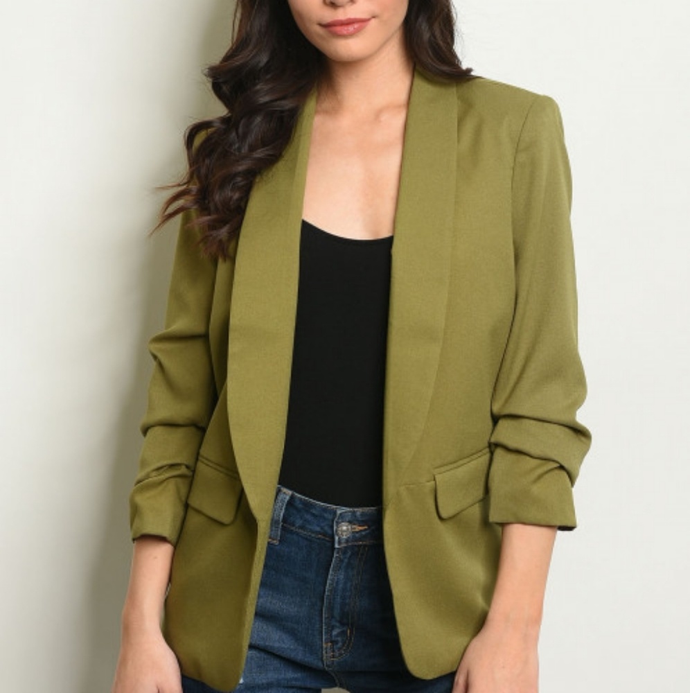 5 🌟Olive Blazer - Picture 3 of 4